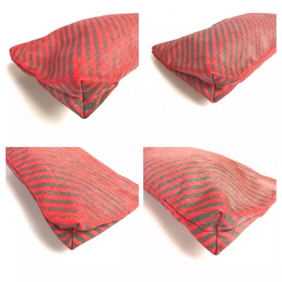 Gucci Rigate line cloth pouch W24 × H14 × 3 - Picture 6 of 11